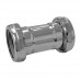 Plumbing Double Slip-Joint 1-1/4 x 4 inch Repair Coupling  Straight Connection with Die Cast Nut  Chrome